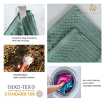 Soho Cotton Ribbed Textured Absorbent Bath Sheet & Bath Towel Set - Towel Set by Superior