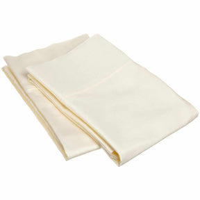 Solid Essentials Cotton Blend 2-Piece Pillowcase Set - Ivory