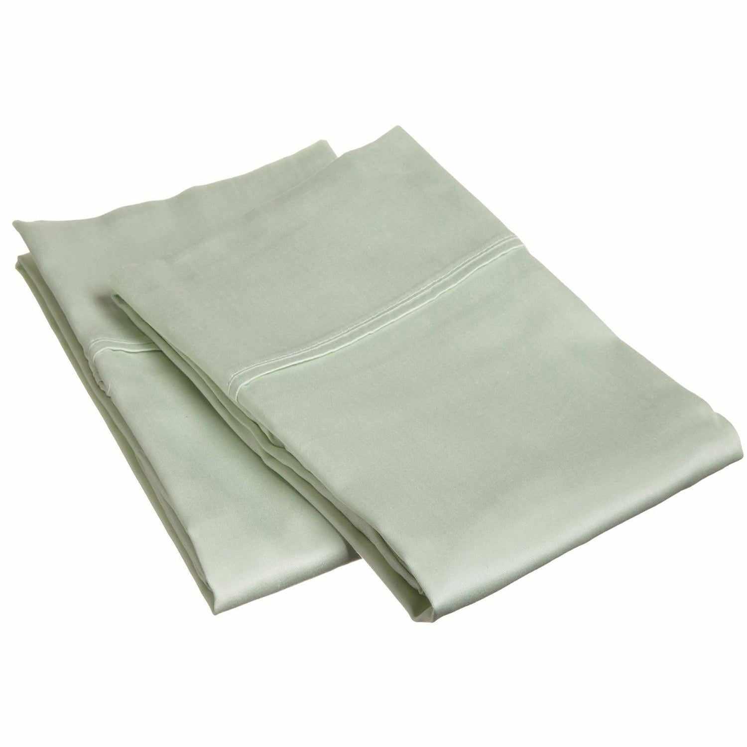 Solid Essentials Cotton Blend 2-Piece Pillowcase Set - Mint
