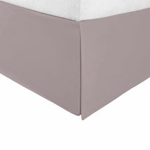 Solid Microfiber Wrinkle Resistant 15 Inch Drop Bed Skirt - Grey