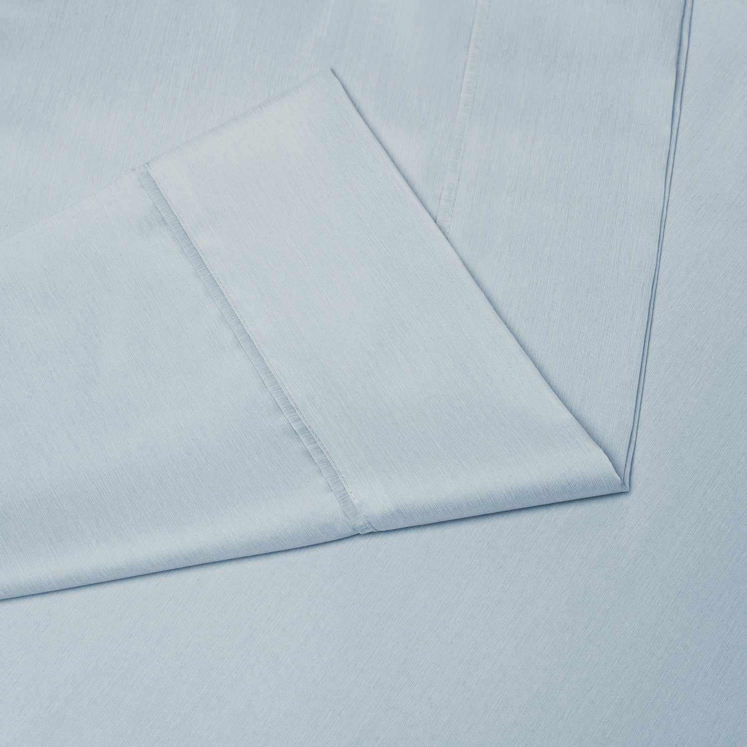  Superior Solid Rayon From Bamboo and Microfiber Blend Sheet Set - Chrome
