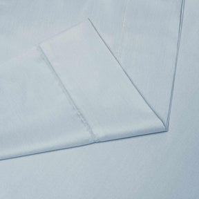  Superior Solid Rayon From Bamboo and Microfiber Blend Sheet Set - Chrome