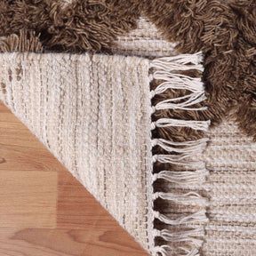 Bohemian Wool Geometric Medallion Fringe Indoor Area or Runner Rug-Rugs by Superior-Home City Inc