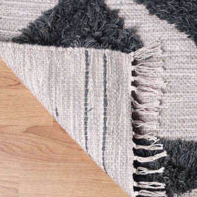 Bohemian Wool Geometric Medallion Fringe Indoor Area or Runner Rug-Rugs by Superior-Home City Inc