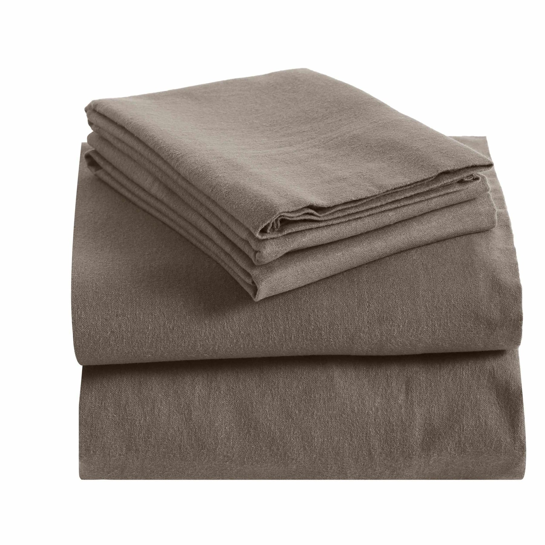 Superior Fleur-de-Lis Deep Pocket Cotton Flannel Sheet Set - Charcoal