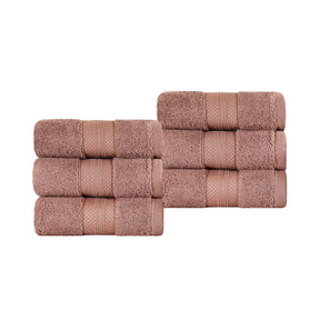 Superior Premium Turkish-Cotton Assorted Towel Set -  Taupe