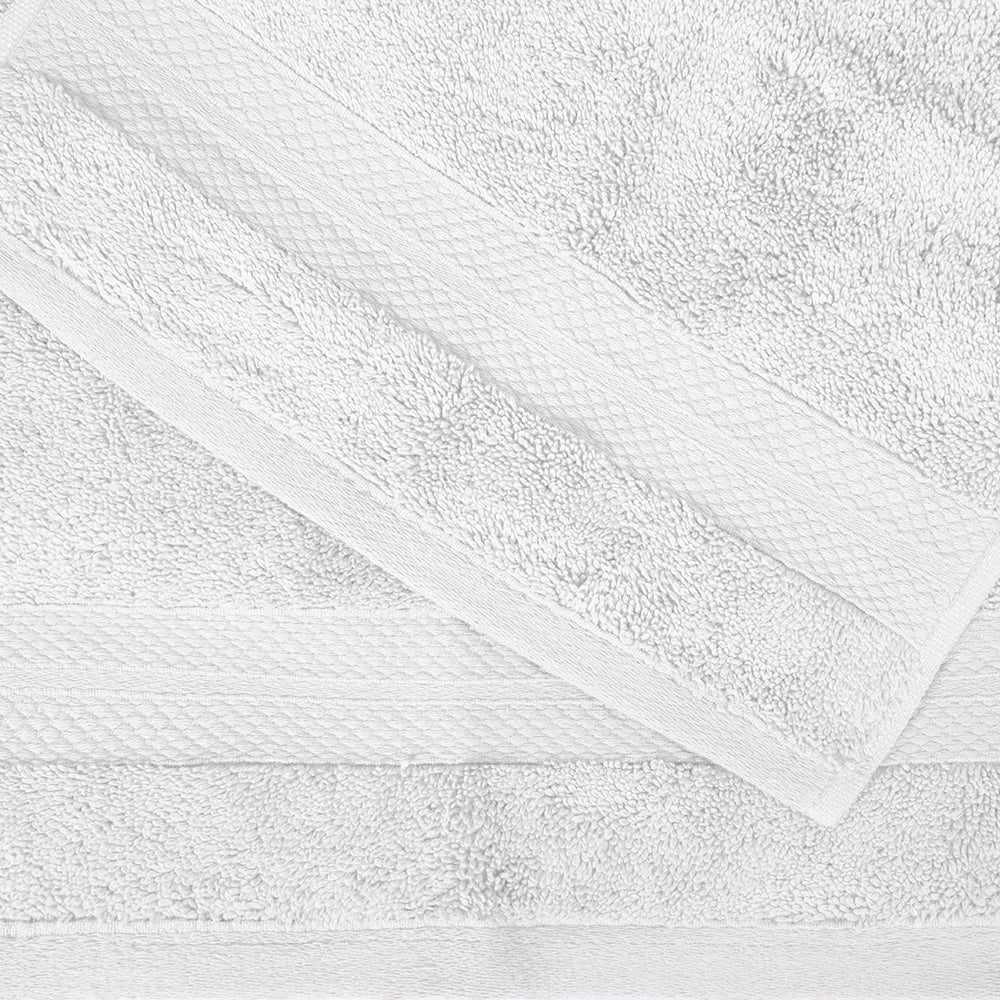  Superior Premium Turkish Cotton Assorted 9-Piece Towel Set - White
