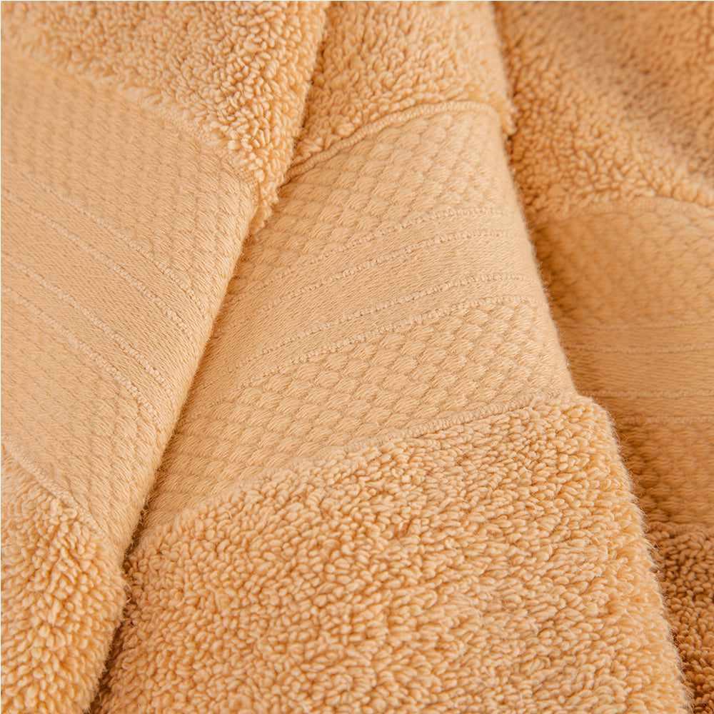  Superior Premium Turkish Cotton Assorted 9-Piece Towel Set - Hazelnut