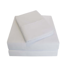 Superior Microfiber Embossed Basketweave Deep Pocket Sheet Set - White