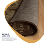 Afton Acid Wash Gradient Indoor Area Rug or Runner Or Door Mat - Rugs by Superior
