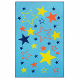 All-Star Non-Slip Kids Indoor Washable Area Rug - Rugs by Superior