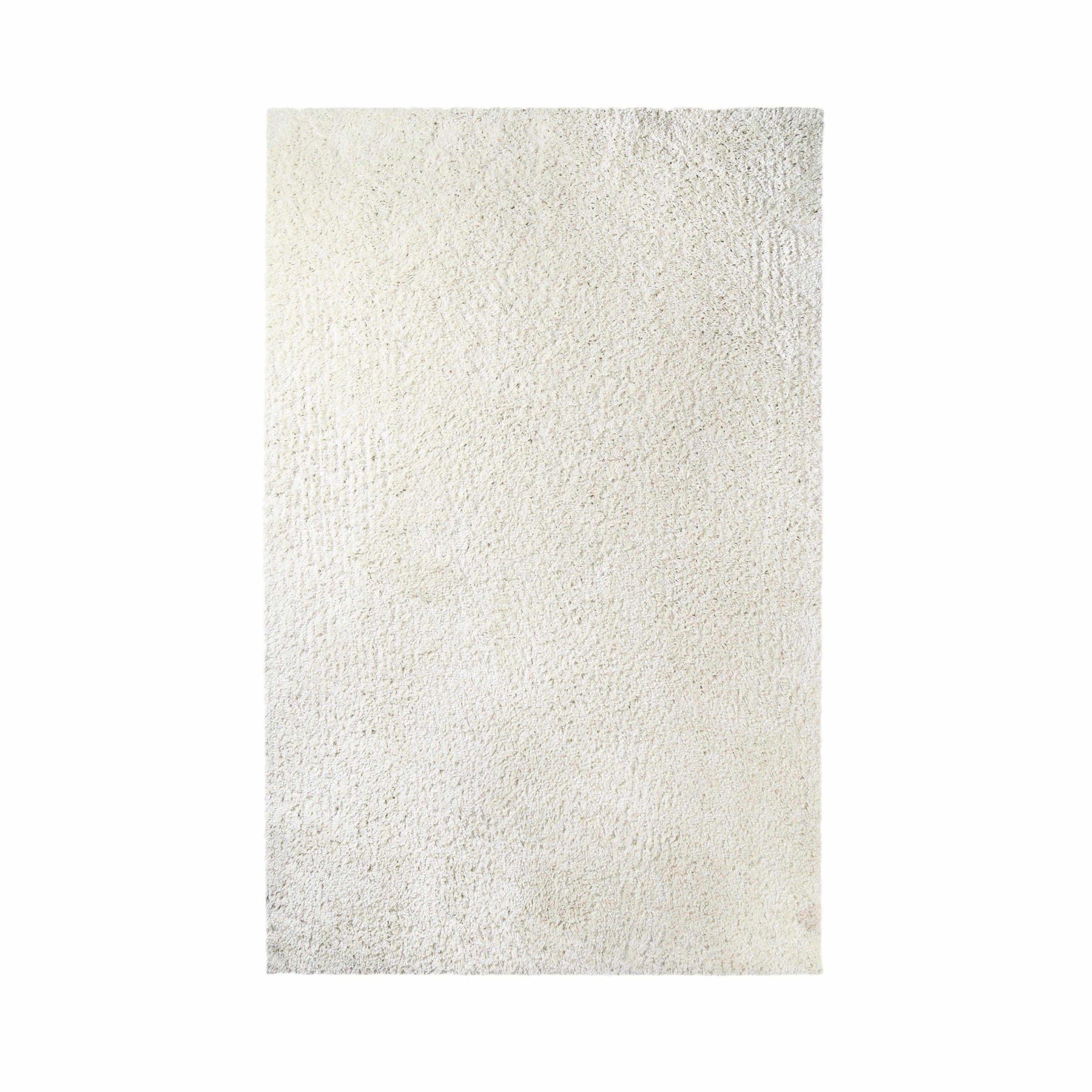  Superior Solid Indoor Plush Shag Area Rug Or Runner Or Round Rug - Ivory
