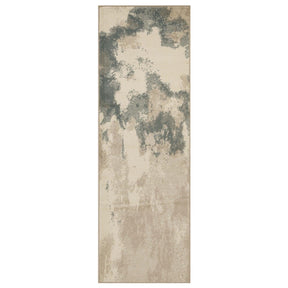 Eclectic Multi-Tone Abstract Rug or Runner - Blue