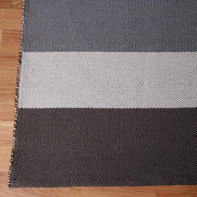  Superior Modern Stripes Area Rug Indoor Outdoor Durable Pattern Rug - Grey