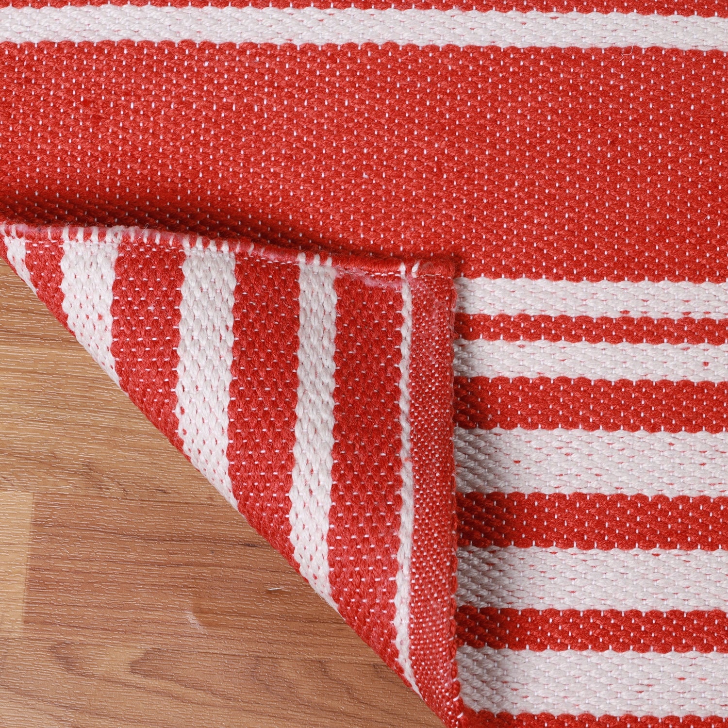  Superior Modern Stripes Large Indoor Outdoor Pattern Area Rug -  Red