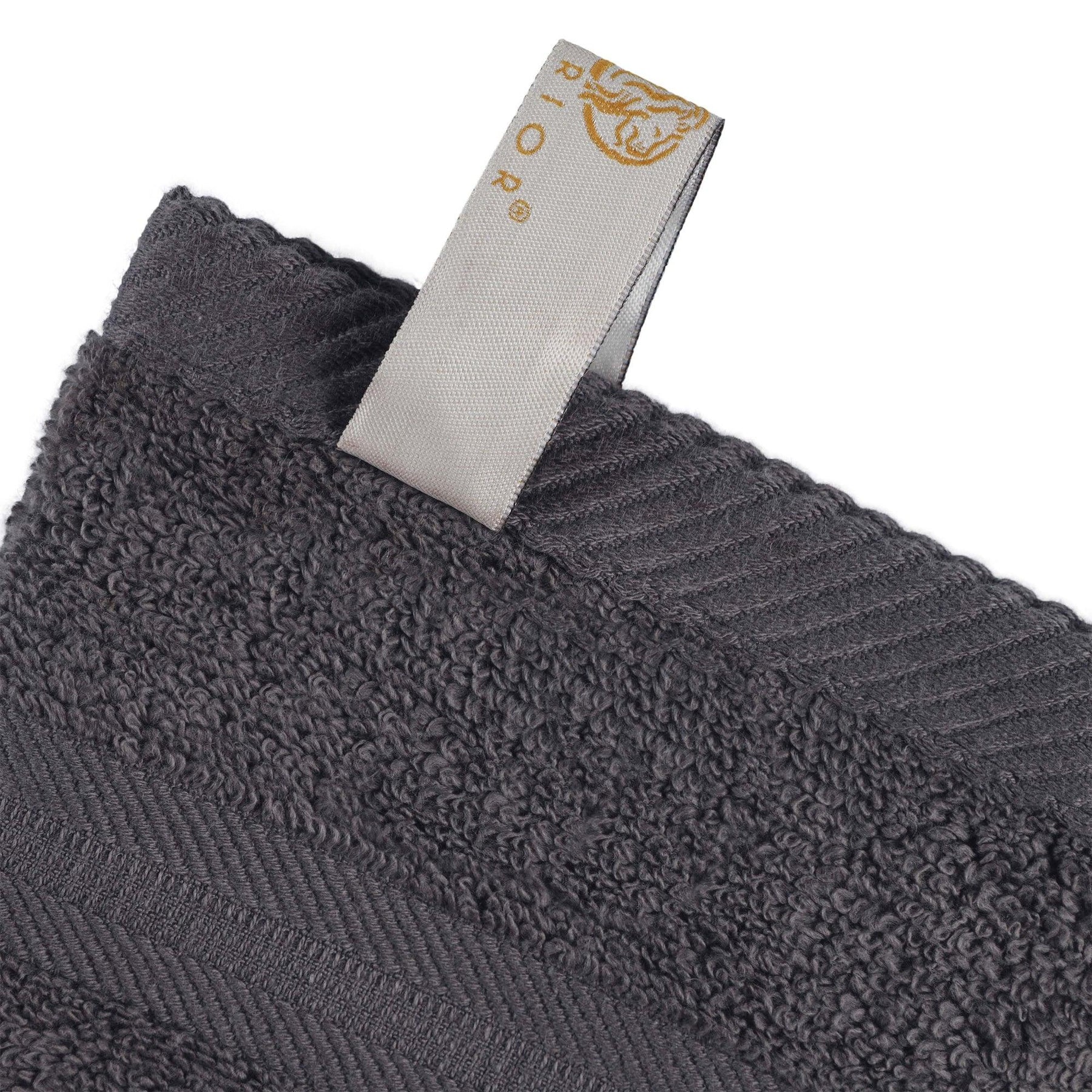  Superior Smart Dry Zero Twist Cotton 8-Piece Assorted Towel Set - Grey