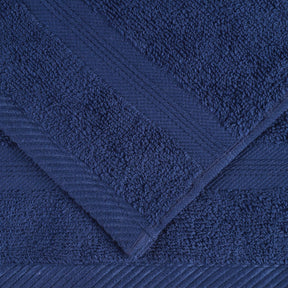  Superior Smart Dry Zero Twist Cotton 6-Piece Assorted Towel Set -  Navy Blue