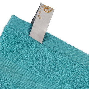  Superior Smart Dry Zero Twist Cotton 4-Piece Bath Towel Set - Turquoise