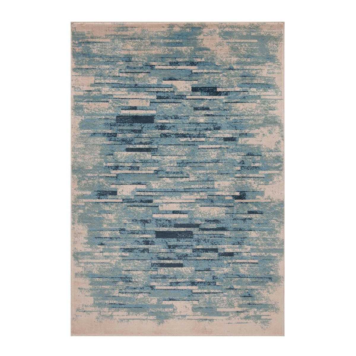 Abstract Graphic Design Indoor Area Rug or Runner - Blue
