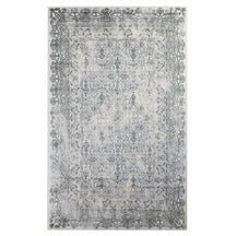 Superior Myel Distressed French Inspired Area Rug - Mulberry