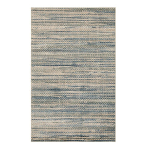 Eclectic Abstract Line Design Indoor Rug or Runner - Blue
