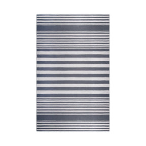  Superior Modern Stripes Large Indoor Outdoor Pattern Area Rug - Grey
