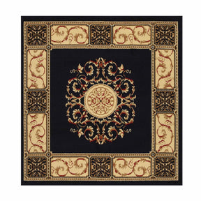 Elegant Baroque Medallion Area Rug-Rugs by Superior-Home City Inc