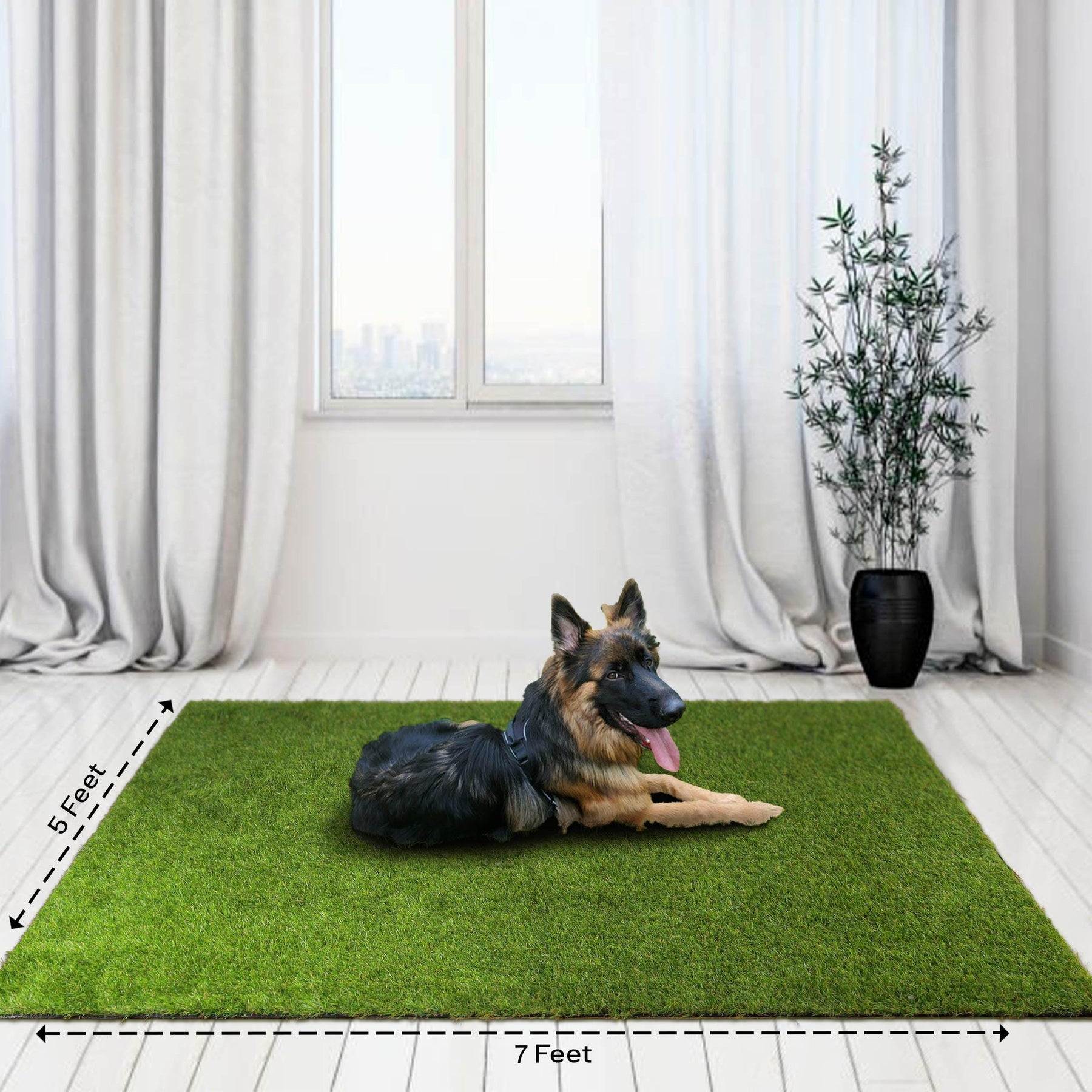  Superior Realistic Indoor or Outdoor Artificial Grass/ Turf - Green