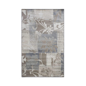  Superior Pastiche Contemporary Floral Patchwork Area Rug - Ivory