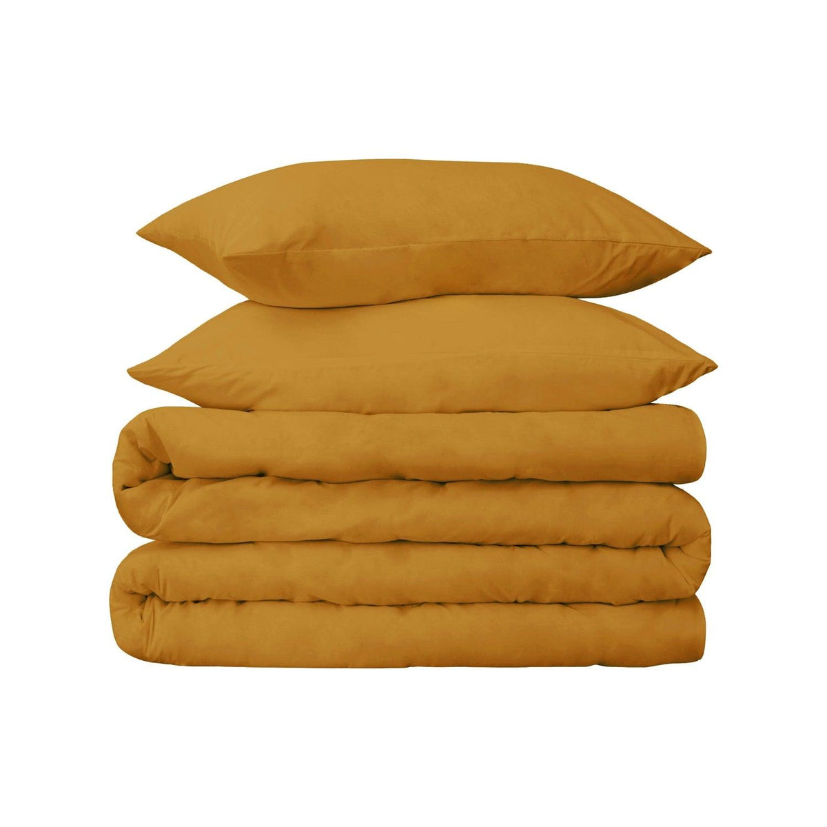  Superior Premium 650 Thread Count Egyptian Cotton Solid Duvet Cover Set - Maple Sugar