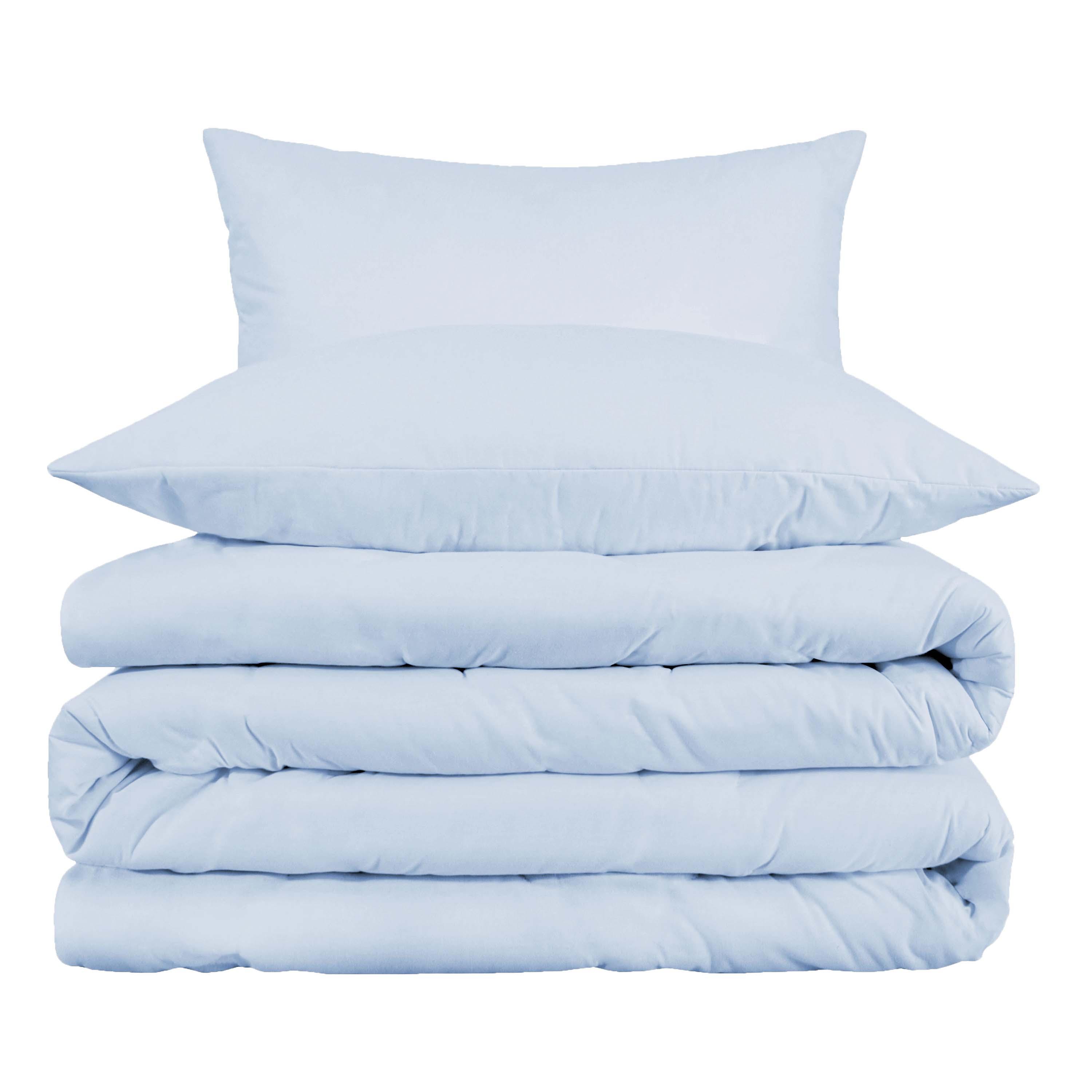 1000 Thread Count Cotton Blend Solid 3 Piece Duvet Cover Set - Duvet Cover Set by Superior