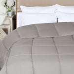 Brushed Microfiber Down Alternative Medium Weight Solid Comforter - Comforter by Superior