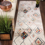 Burin Bohemian Southwestern Geometric Diamond Indoor Area Rug - Rugs by Superior