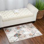 Burin Bohemian Southwestern Geometric Diamond Indoor Area Rug - Rugs by Superior