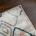 Burin Bohemian Southwestern Geometric Diamond Indoor Area Rug - Rugs by Superior