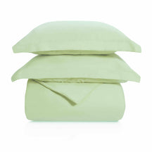  Superior Wrinkle Resistant Cotton Duvet Cover Set - Mint
