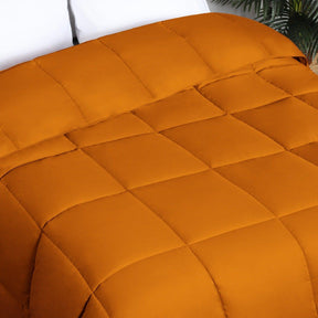 Superior Solid All Season Down Alternative Microfiber Comforter - Dusty Orange