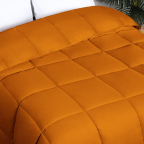 Superior Solid All Season Down Alternative Microfiber Comforter - Dusty Orange