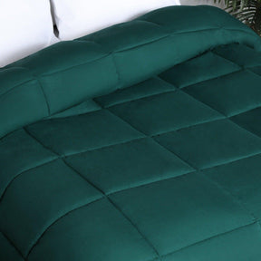 Superior Solid All Season Down Alternative Microfiber Comforter - Hunter Green