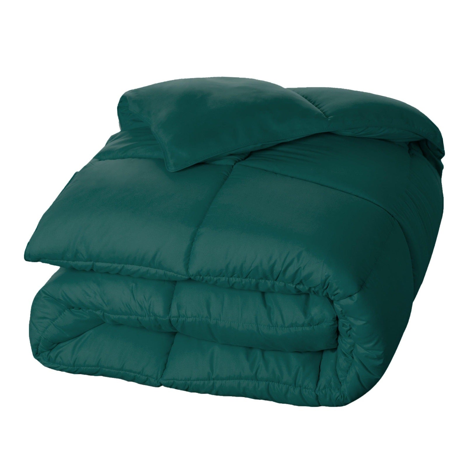  Superior Solid All Season Down Alternative Microfiber Comforter - Hunter Green
