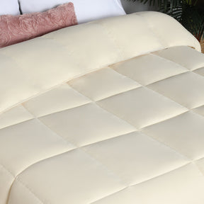Superior Solid All Season Down Alternative Microfiber Comforter - Ivory