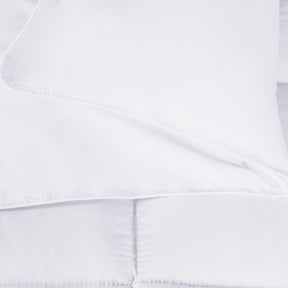  Superior Solid All Season Down Alternative Microfiber Comforter - White