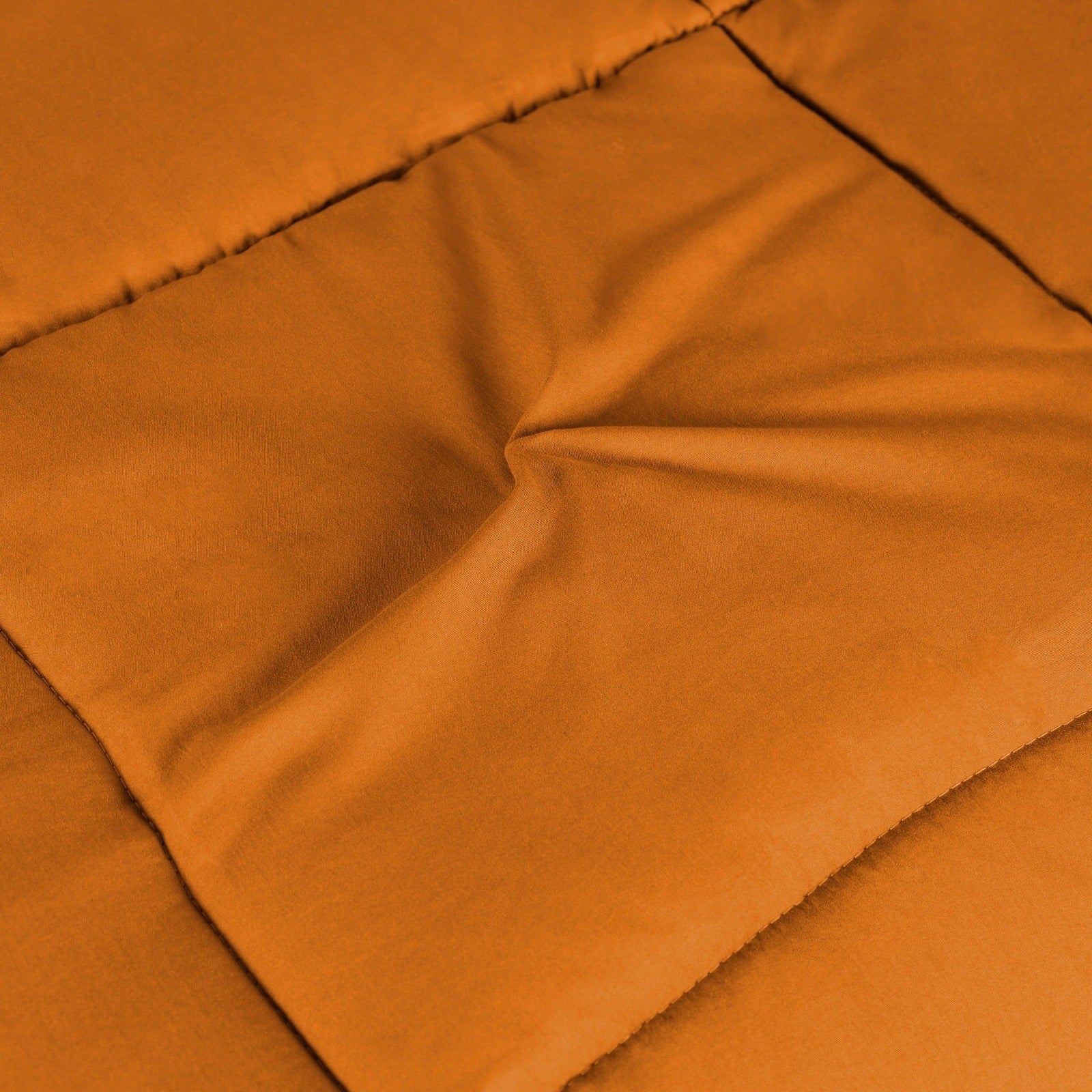  Superior Solid All Season Down Alternative Microfiber Comforter - Dusty Orange