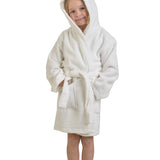 Cotton Terry Bath Robe Boys Girls Kids Unisex Hooded Bathrobe - Kids Bath Robe by Superior