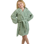 Cotton Terry Bath Robe Boys Girls Kids Unisex Hooded Bathrobe - Kids Bath Robe by Superior