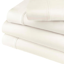 Superior Solid Count Cotton Blend Deep Pocket Sheet Set - Ivory