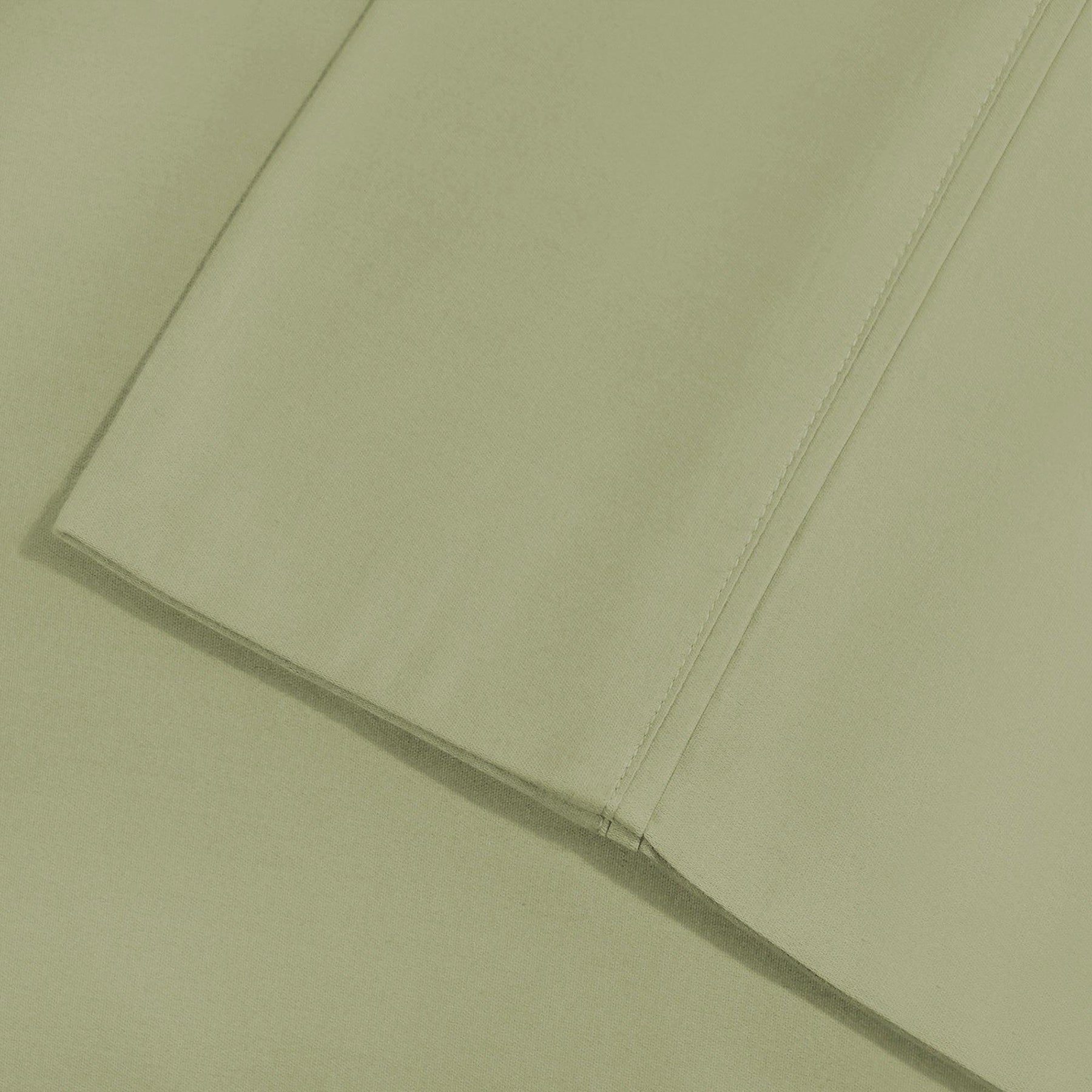  Superior Solid Count Cotton Blend Deep Pocket Sheet Set - Sage