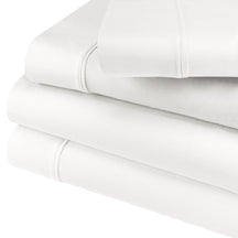 Superior Solid Count Cotton Blend Deep Pocket Sheet Set - White