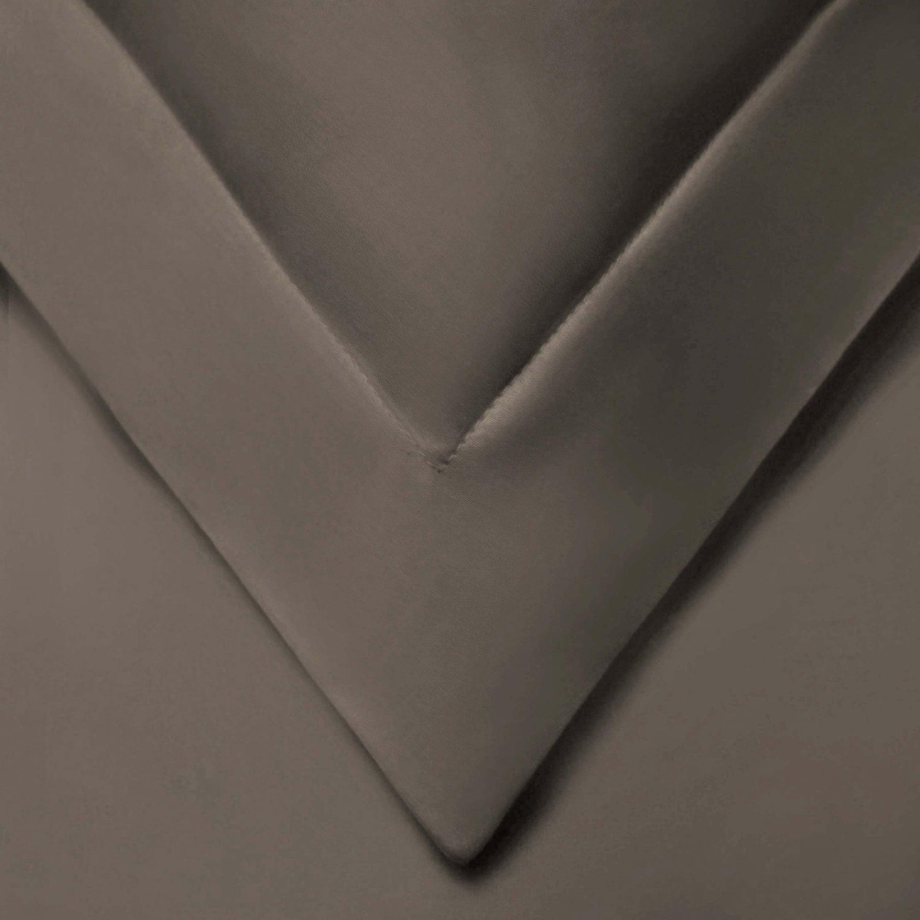 Superior Solid Cotton Blend Duvet Cover Set - Grey
