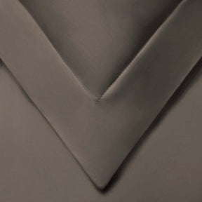  Superior Solid Cotton Blend Duvet Cover Set - Grey